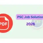 PSC Job Solution 2026 PDF